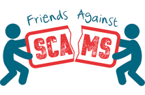 Friends against scam logo image