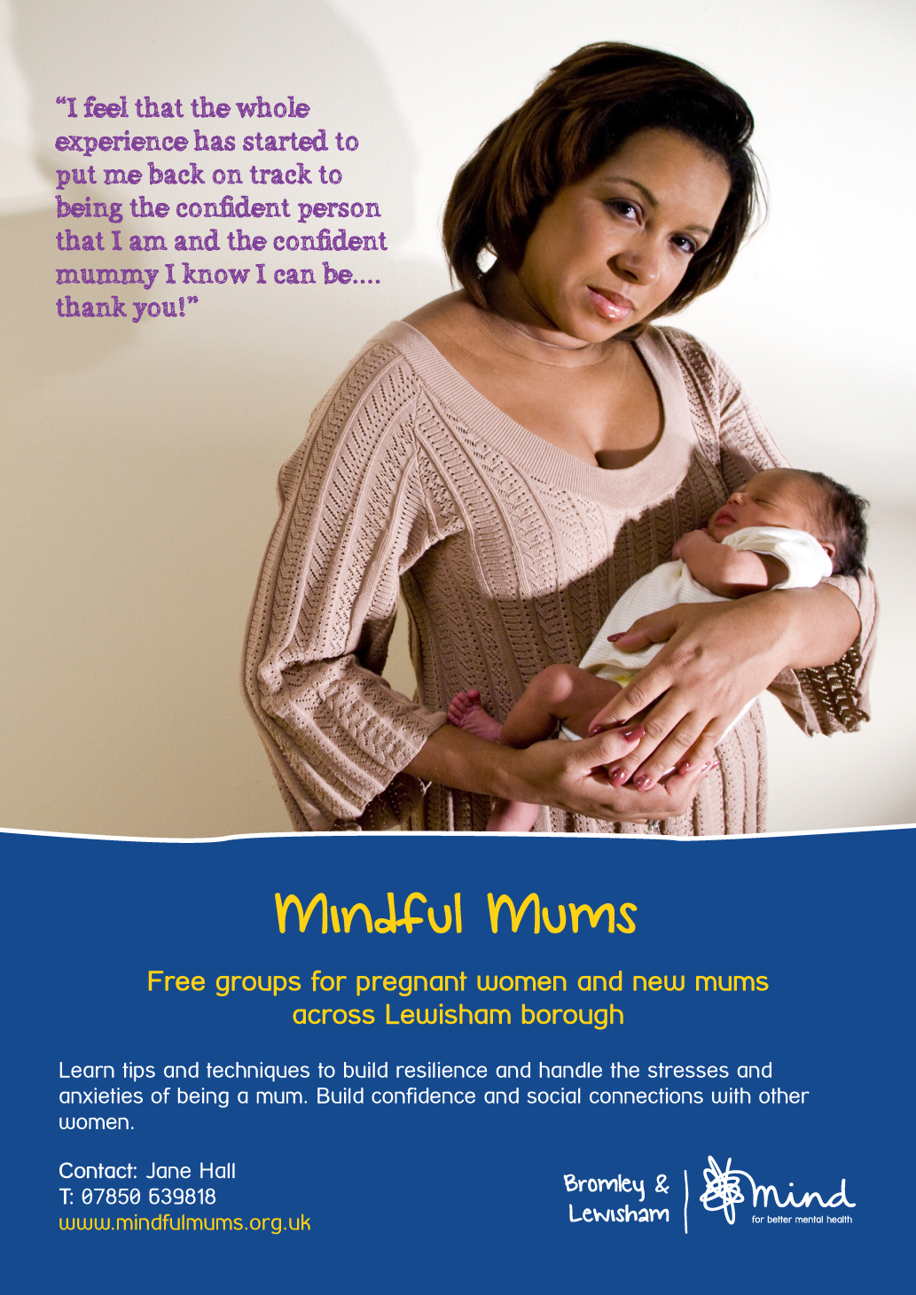Lewisham Mindful Mums poster