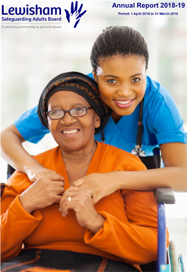 Photo of two adults for the LSAB Annual Report Front Cover 2018-2019