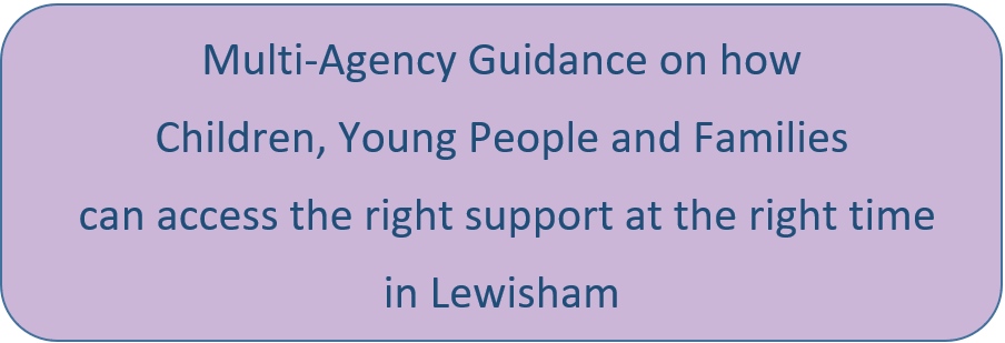 Multi-Agency Guidance on how Children, Young People and Families can access the right support at the right time in Lewisham