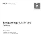 image of national institute for clinical excellence safeguarding in care homes guidelines 