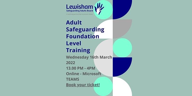 Image of Online Adult Safeguarding Foundation Level Training Sessions Poster